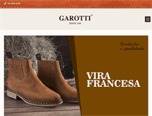 Tablet Screenshot of garotti.com.br